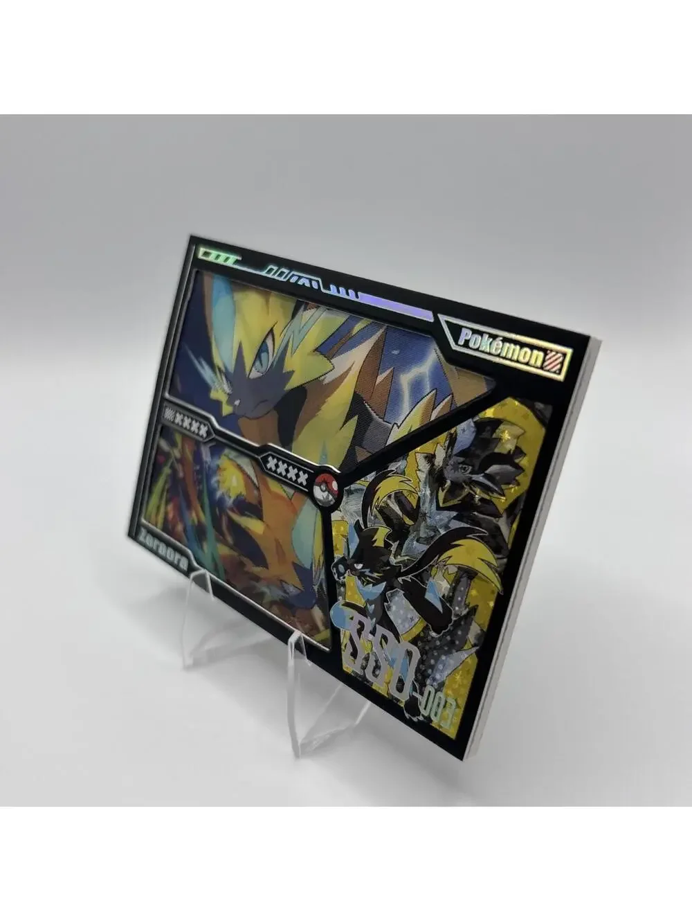 Pokemon Mengka HIT 2.0 - Serialized Zeraora Lenticular 222/300 Card - SSO-003